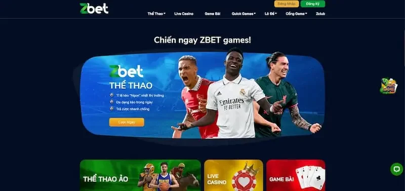 Tận hưởng nhiều ưu điểm vượt trội của Zbet